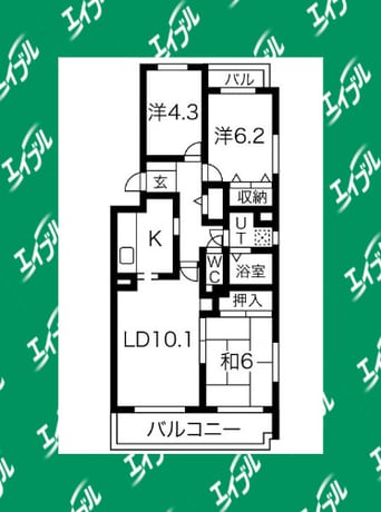 間取図 パークノヴァ徳川園
