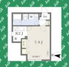 名古屋市営地下鉄桜通線/桜山駅 徒歩5分 4階 築5年 1Kの間取り