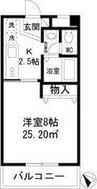 名古屋市営地下鉄桜通線/瑞穂区役所駅 徒歩3分 1階 築24年 1Kの間取り