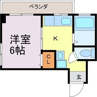 間取図 名古屋市営地下鉄桜通線/桜山駅 徒歩2分 3階 築55年