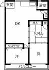 名古屋市営地下鉄名城線/金山駅 徒歩11分 3階 築55年 3DKの間取り