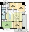 東海道本線/名古屋駅 徒歩10分 6階 築29年 3LDK+Sの間取り