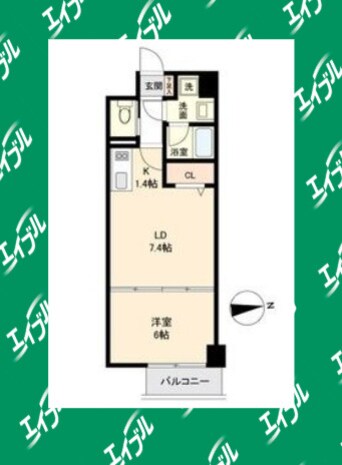 間取図 HF名駅北レジデンス　EAST