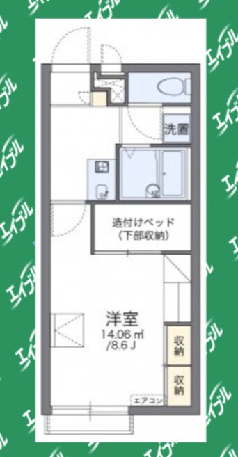 間取図 レオパレスヴェルコメン清洲