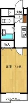 名古屋市営地下鉄東山線/名古屋駅 徒歩7分 6階 築34年 1Kの間取り