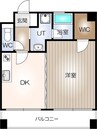 東海道本線/名古屋駅 徒歩8分 7階 築22年 1DKの間取り