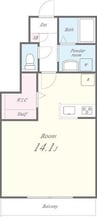 東海道本線/尾頭橋駅 徒歩4分 1階 築15年 1Rの間取り
