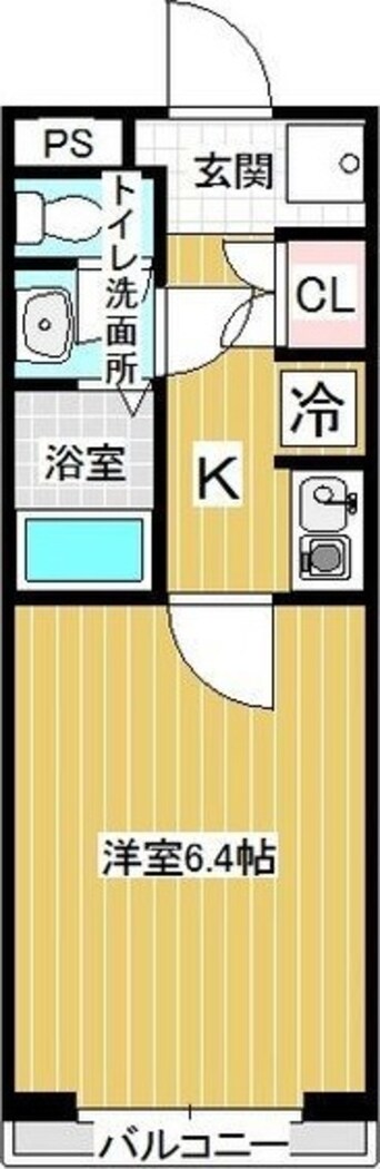 間取図 名古屋市営地下鉄桜通線/瑞穂区役所駅 徒歩4分 3階 築34年