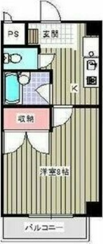 間取図 名古屋市営地下鉄桜通線/瑞穂区役所駅 徒歩3分 1階 築28年