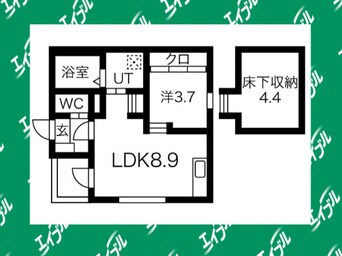 間取図 サンフラット