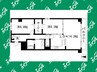 ラヴィータ泉 2LDKの間取り