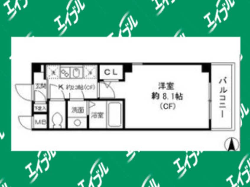 間取図 パルテ　デル　マーレ