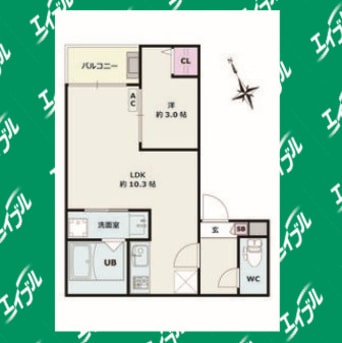 間取図 Jack shinchiⅡ