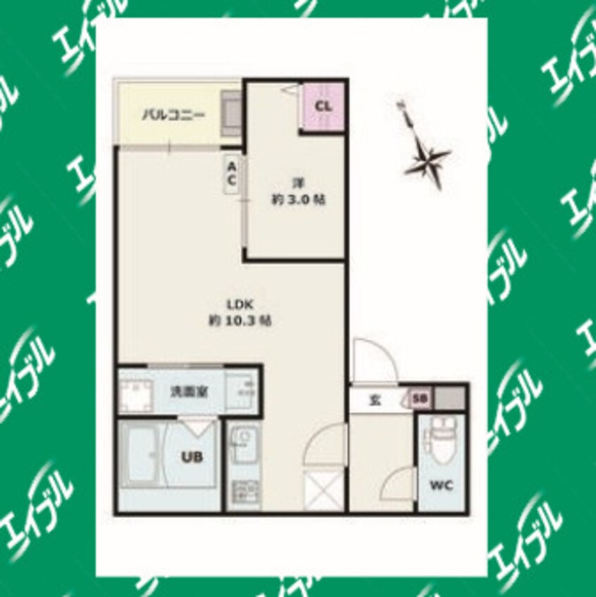 間取図 Jack shinchiⅡ