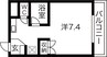 名古屋市営地下鉄鶴舞線/浅間町駅 徒歩11分 3階 築33年 1Rの間取り