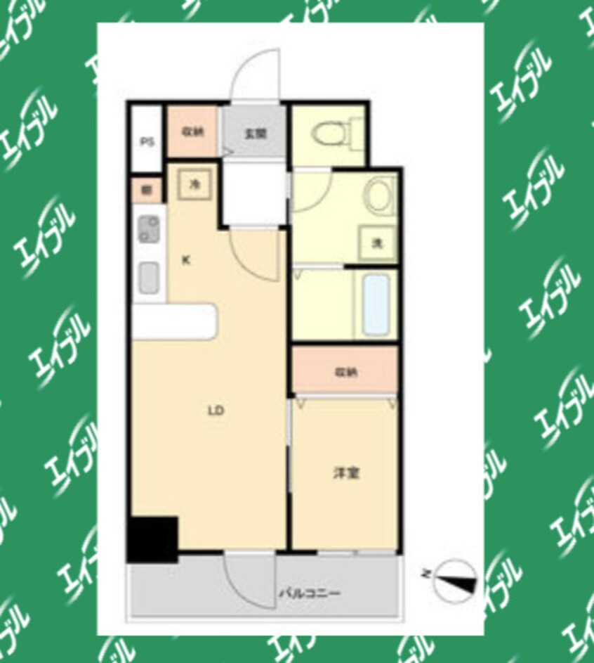 間取図 名古屋市営地下鉄名城線/矢場町駅 徒歩10分 2階 築25年