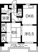 サンデンハイツ金山の間取図