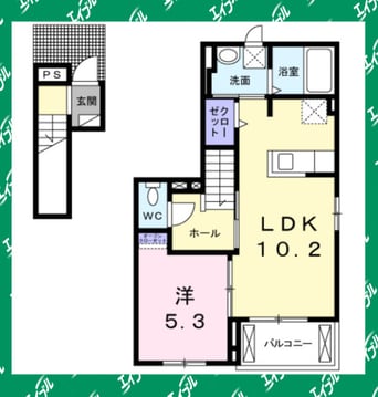 間取図 グレイト　アムール