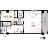 サンドエル藍 1LDKの間取り