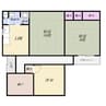 玉山ビル 3LDKの間取り