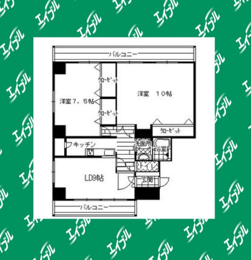 間取り図 石町マンション