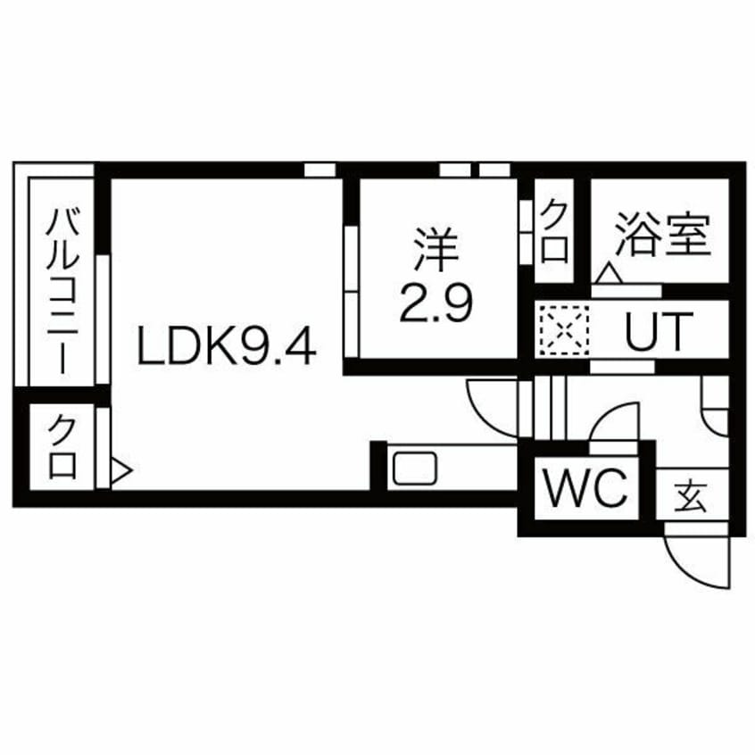 間取図 名古屋市営地下鉄名城線/新瑞橋駅 徒歩11分 1階 築10年