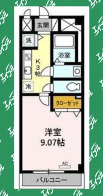 間取図 プレストンズ新栄