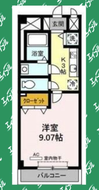 間取図 プレストンズ新栄