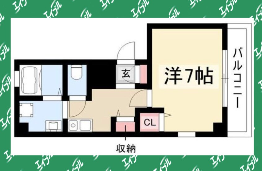 間取図 エクセルシオール千代田