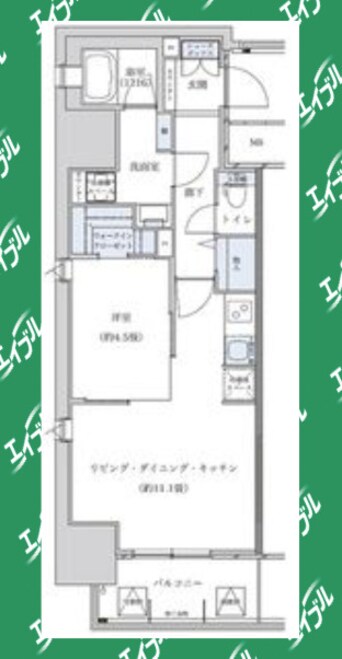 間取図 パークアクシス名古屋山王