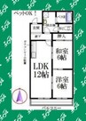 名古屋市営地下鉄名港線/六番町駅 徒歩15分 2階 築35年 2LDKの間取り