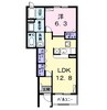 サンロードⅡ 1LDKの間取り