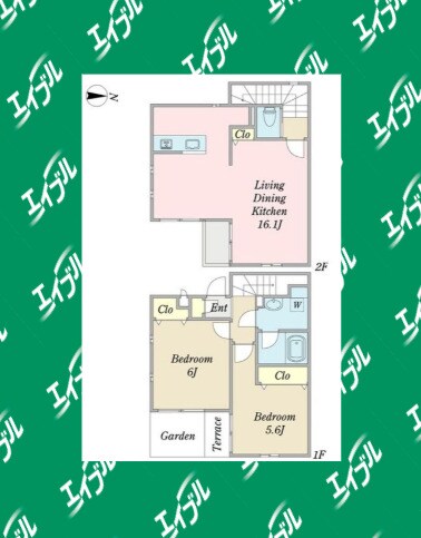 間取り図 名古屋臨海高速鉄道<あおなみ線>/中島駅 徒歩32分 1階 築15年