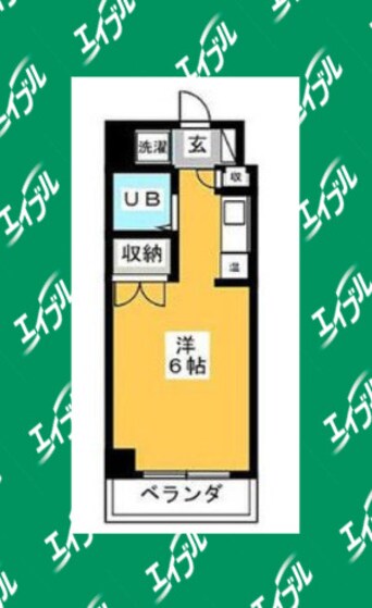 間取図 名鉄名古屋本線/山王駅 徒歩9分 6階 築33年
