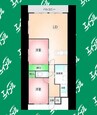 ピボットマンション八幡 2LDKの間取り