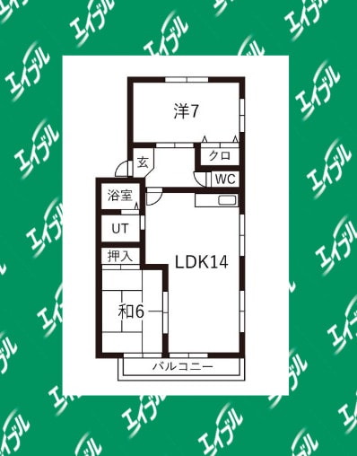 間取り図 近鉄名古屋線/伏屋駅 徒歩29分 1階 築29年