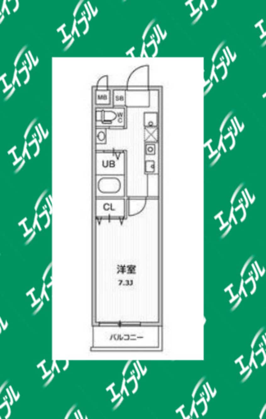 間取図 名古屋市営地下鉄東山線/高畑駅 徒歩22分 5階 築8年