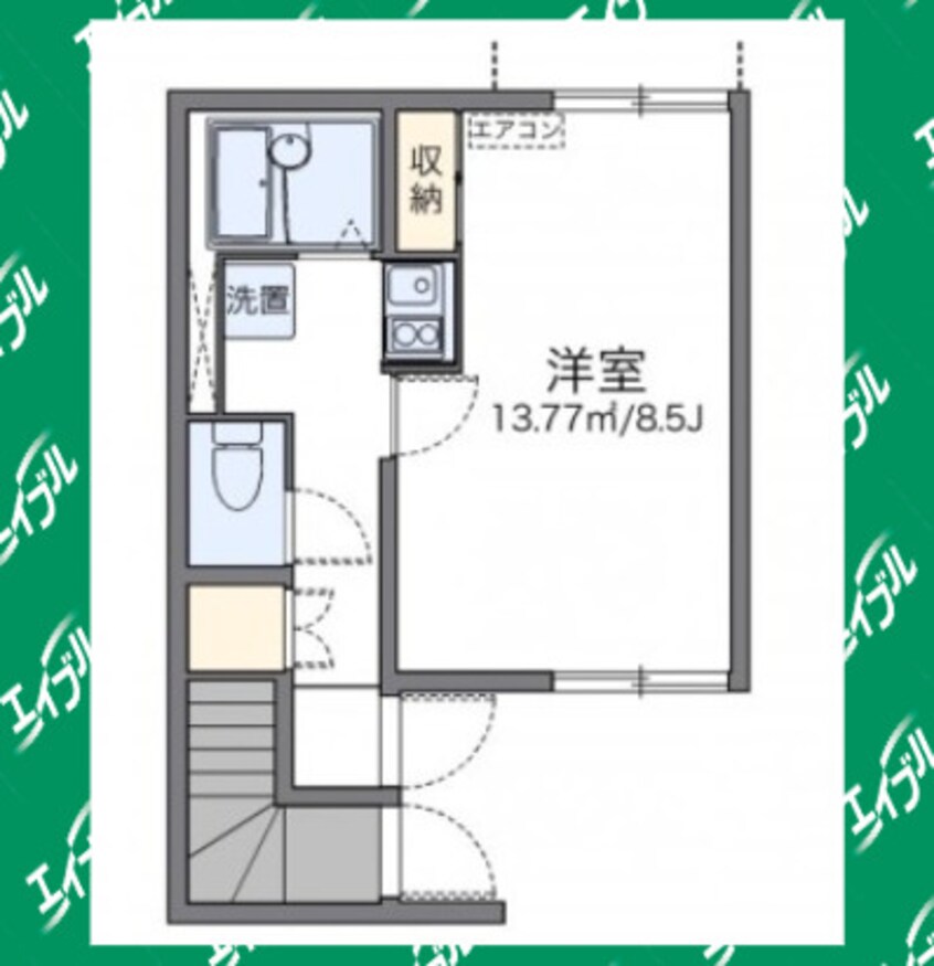 間取図 レオネクストピュアよびつぎⅡ