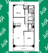 近藤ハイツ 2LDKの間取り