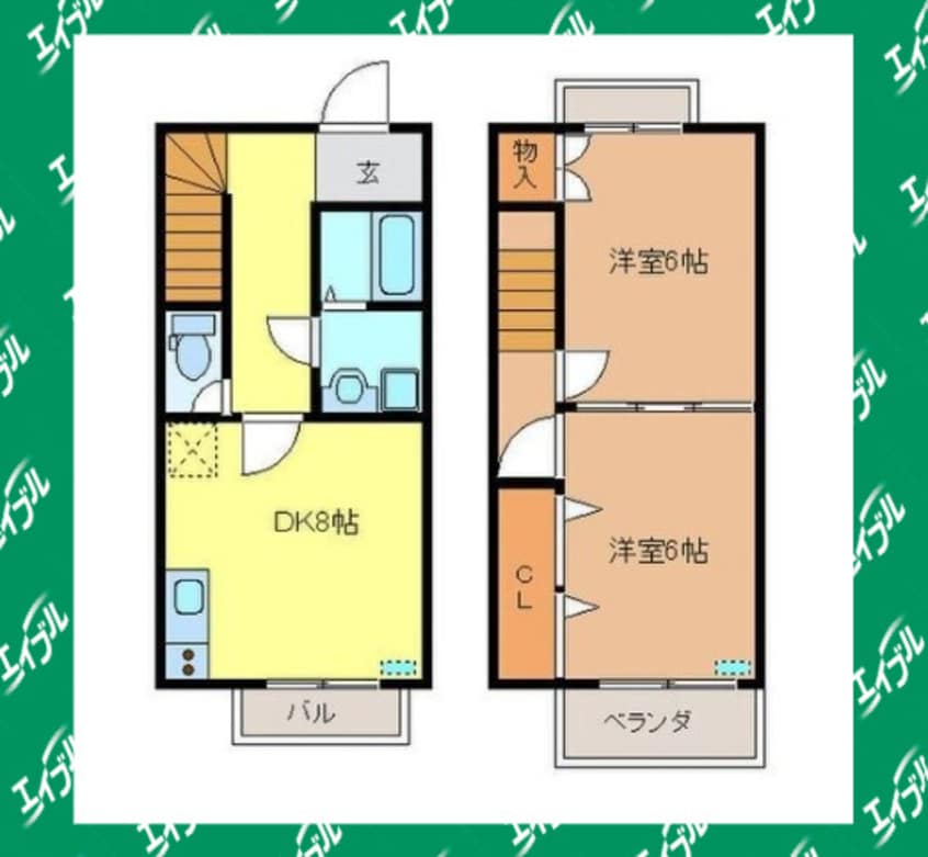 間取図 エトワールあすか　A棟