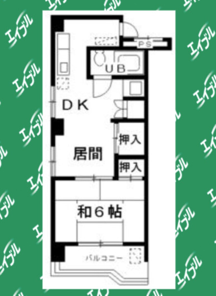 間取図 名古屋市営地下鉄東山線/栄駅 徒歩12分 2階 築43年