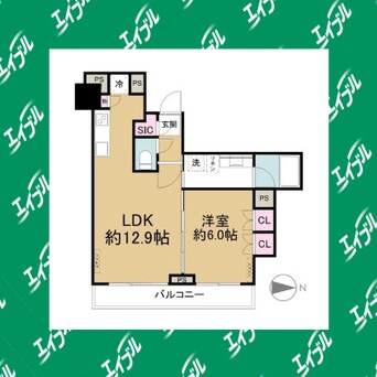 間取図 シティタワー名古屋久屋大通公園