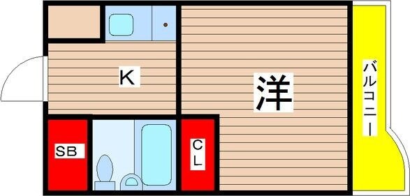 間取り図 名古屋市営地下鉄桜通線/瑞穂区役所駅 徒歩7分 2階 築37年