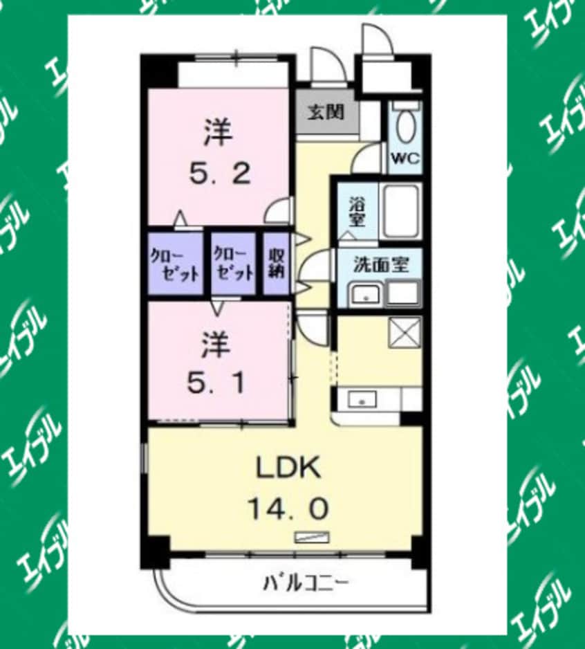 間取図 プレシャスコート