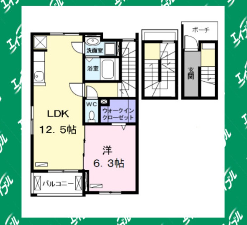 間取図 フィオーレ３０２
