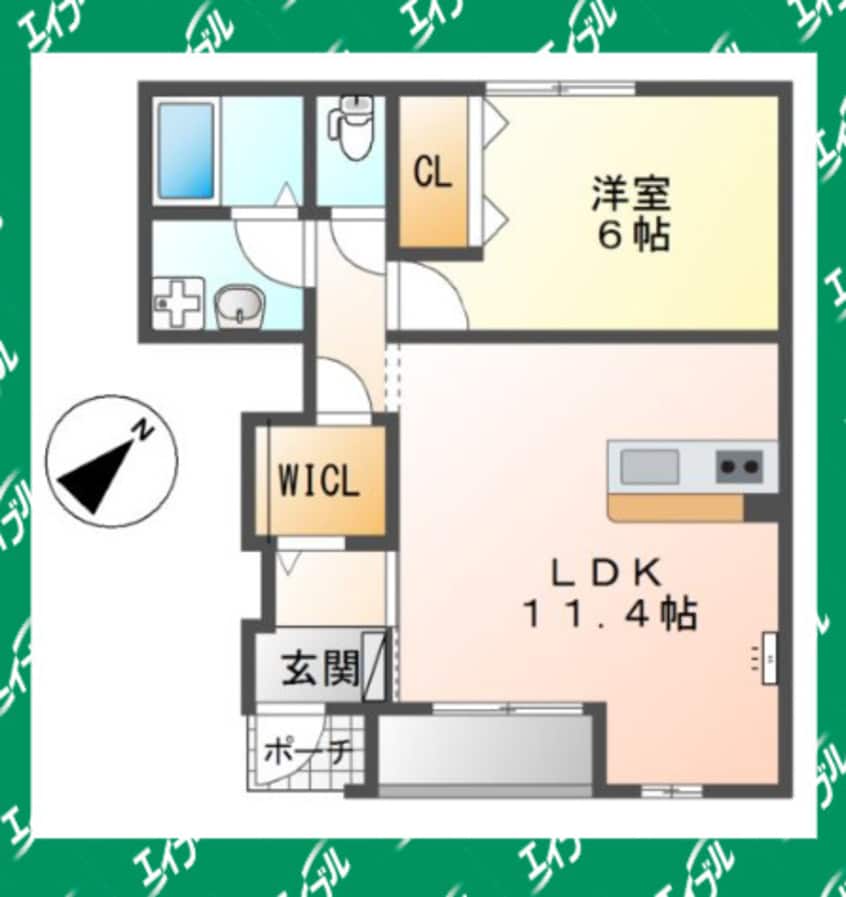 間取図 West Village