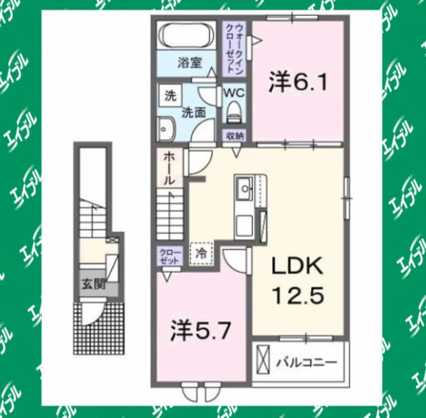 間取図 ラ・パーチェ　Ⅱ
