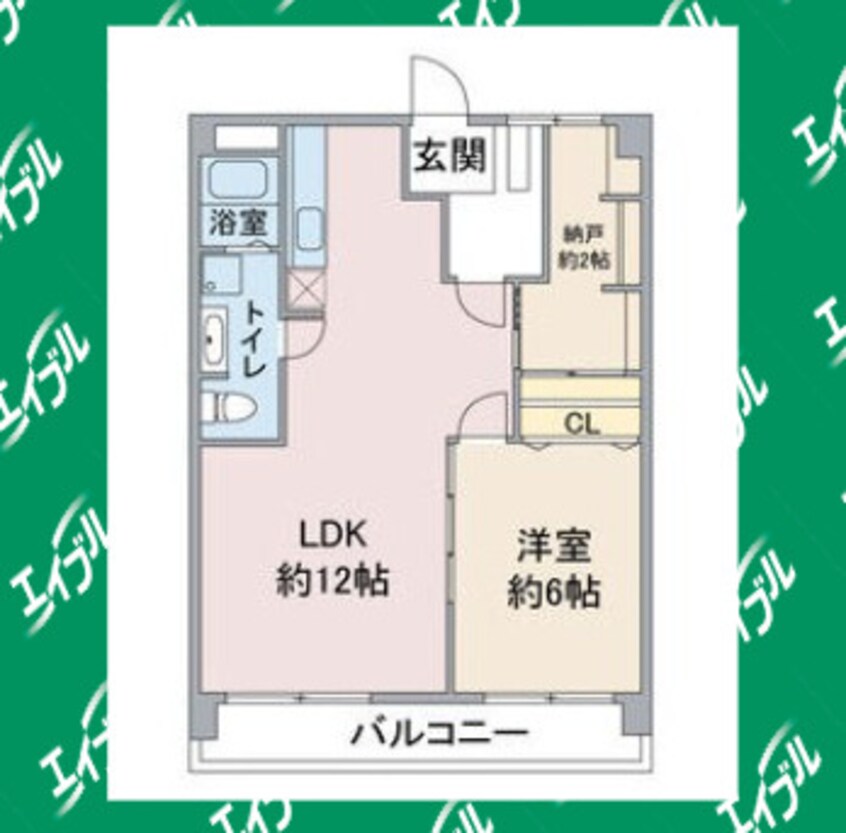 間取図 スカイル白川