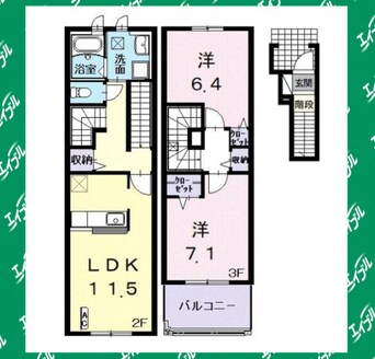 間取図 ボンジュルネ
