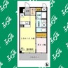 カーサコモダ新舞子　B 1LDKの間取り